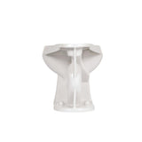 2-Piece 1.6 GPF Single Flush Elongated Pressure Assist Toilet in White - Super Arbor