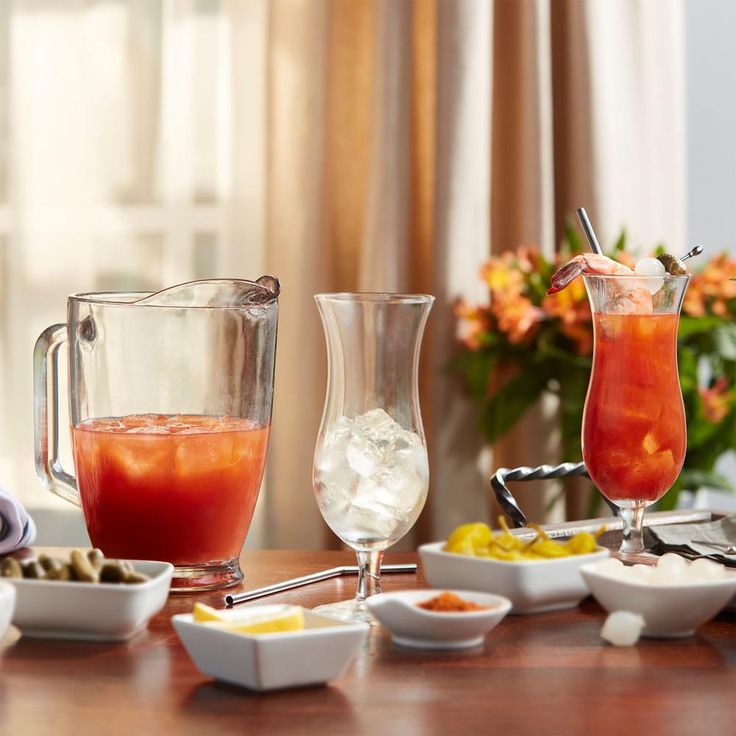 67.6 oz. Bloody Mary Glass Set with Pitcher (5-Pack)