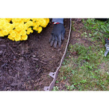 ProFlex 20 ft. Brown Scalloped Woodgrain Plastic No-Dig Edging Kit - Super Arbor