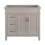 Ashburn 30 in. W x 21.63 in. D Vanity Cabinet in Grey - Super Arbor