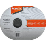 18V X2 LXT (36V) Brushless 7 in. Paddle Switch Cut-Off/Angle Grinder Kit 5.0Ah with bonus Hubbed Grinding Wheel, 10/pk