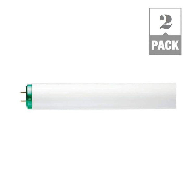 Philips 40-Watt 4 ft. Linear T12 ALTO Fluorescent Tube Light Bulb Cool White (4100K) (2-Pack)