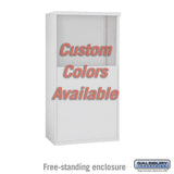 Free-Standing Enclosure for Double Column 4C Horizontal Mailbox Unit - Custom Color