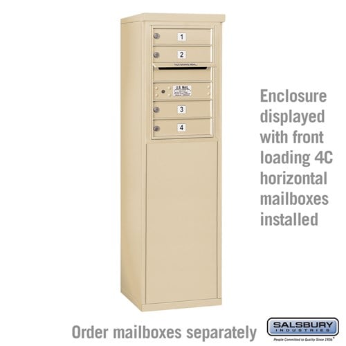 Free-Standing Enclosure for 3706 Single Column Unit in Sandstone