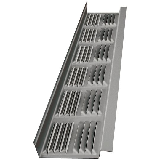 GAF Master Flow LSV8 Series Continuous Soffit/Undereave Vent, 8' Mill Finish, 68 Sq. In. NFVA