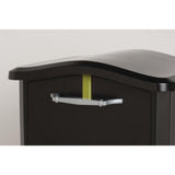 Elephantrunk Black Locking Extra-Large Mailbox Parcel Drop - Super Arbor