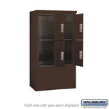 10 Door High Free-Standing Parcel Locker with Private Access