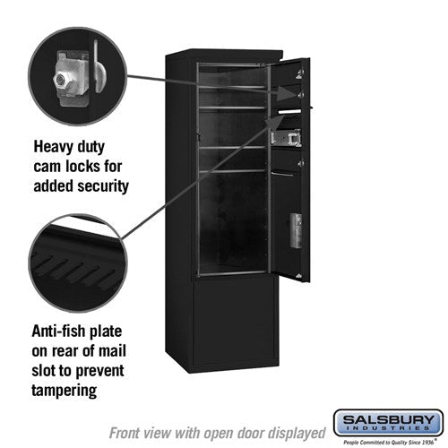 10-Door Free-Standing Mailbox with Parcel Locker and USPS Access