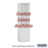 Free-Standing Enclosure for Single Column 4C Horizontal Mailbox Unit - Custom Color