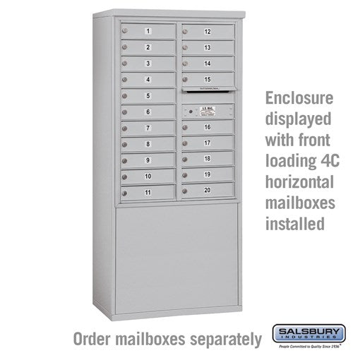 Free-Standing Enclosure for 3711 Double Column Unit - Aluminum