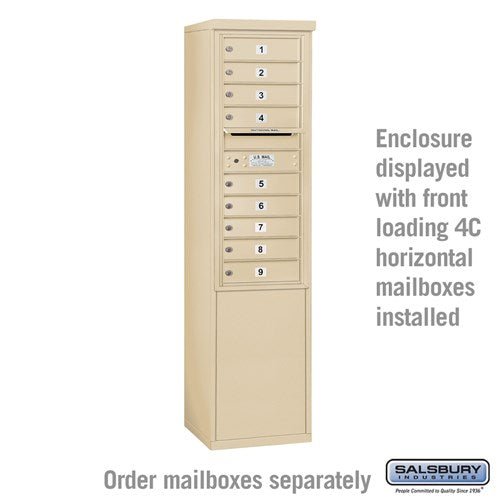 Free-Standing Enclosure for 3711 Single Column Unit in Sandstone