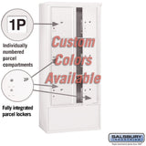 Free-Standing 4C Horizontal Mailbox Unit with Parcel Lockers