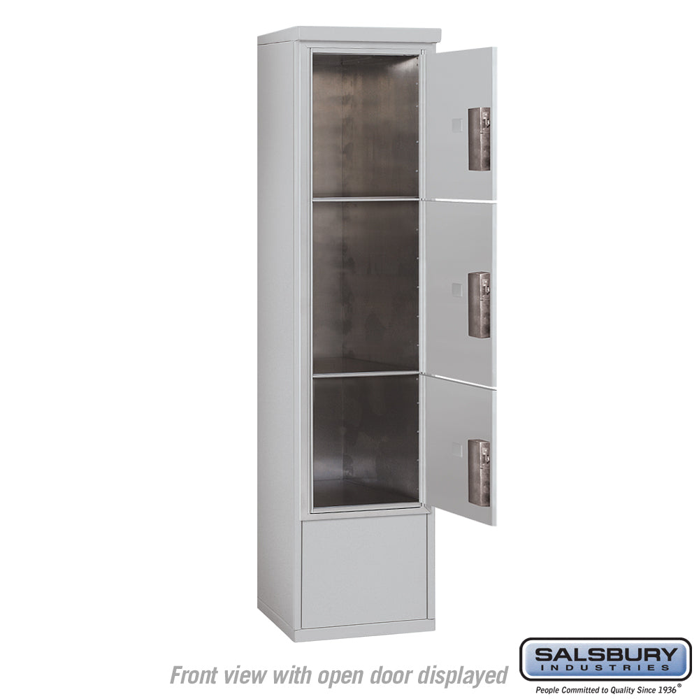 Maximum Height Free-Standing 4C Horizontal Parcel Locker with USPS Access
