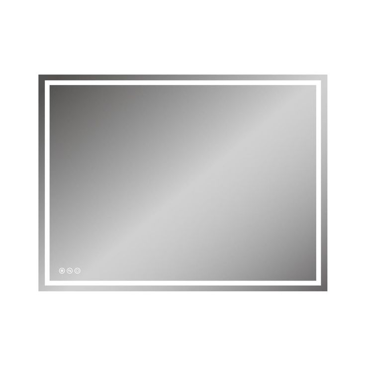 48 in. x 36 in. LED Lighted Single Frameless Bathroom Mirror