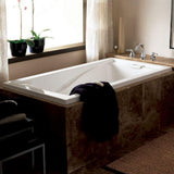 Evolution 60 in. x 32 in. Whirlpool Tub with EverClean in White - Super Arbor