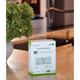 Decora Smart Wi-Fi Mini Plug-In Single Outlet, No Hub Required, Works with Alexa and Google Assistant, White - Super Arbor