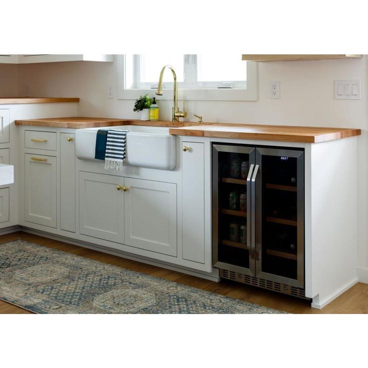 EdgeStar 53-Can Capacity (7.75-cu ft) Residential Stainless Steel Built-In/Freestanding Beverage Center
