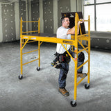 Safeclimb 6 ft. x 6 ft. x 2-1/2 ft. Baker Style Scaffold 1100 lbs. Capacity - Super Arbor