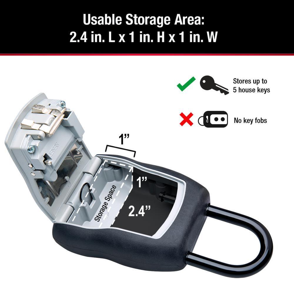 5400D 9.6 cu in. Set Your Own Combination Portable Lock Box - Super Arbor