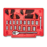 Crescent 1/4 in., 3/8 in., and 1/2 in. Drive SAE/Metric Mechanics Tool Set with 3-Drawer Storage Case (229-Piece)