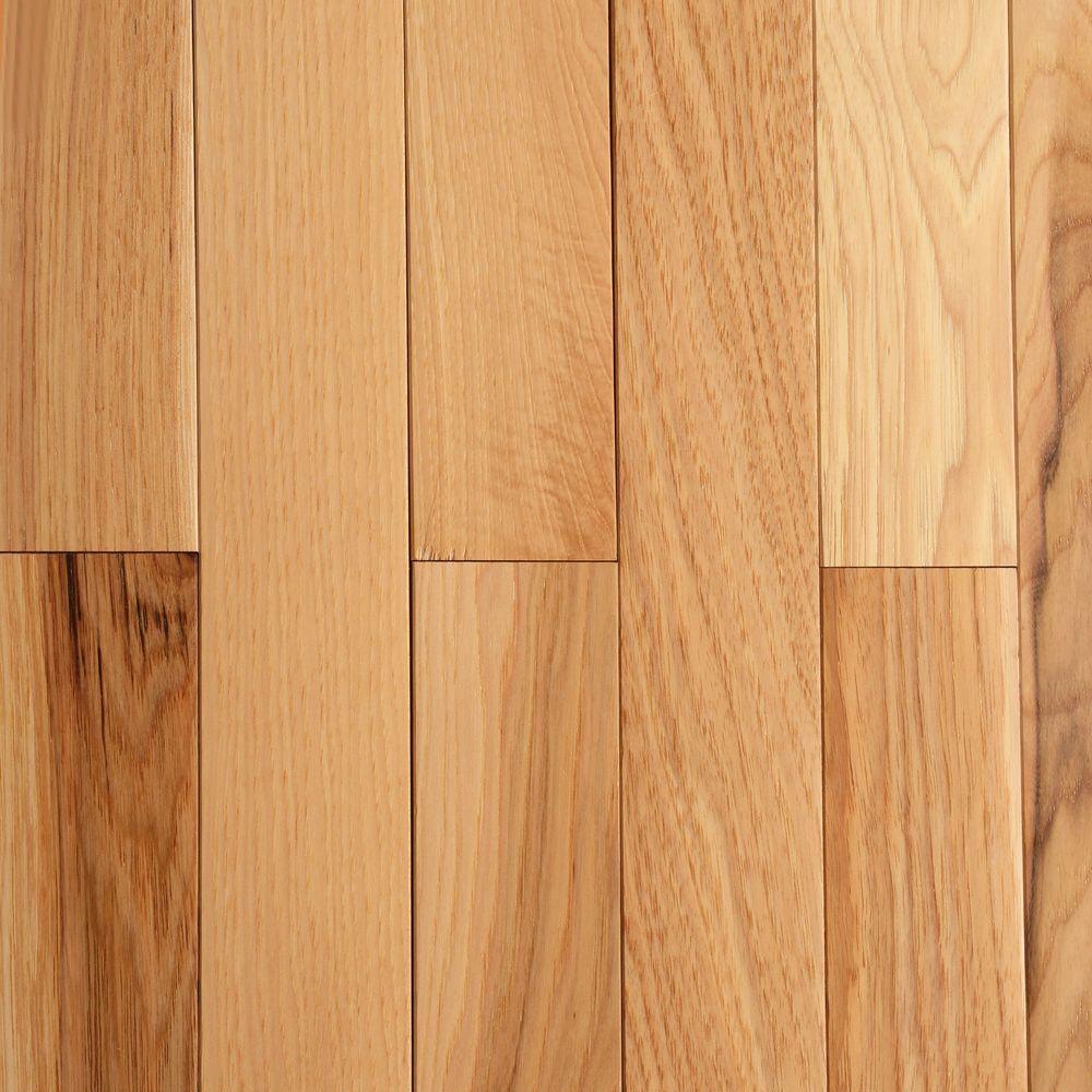 Bruce Hickory Country Natural 3/4 in. Thick x 2-1/4 in. Wide x Varying Length Solid Hardwood Flooring (20 sq. ft. / case) - Super Arbor