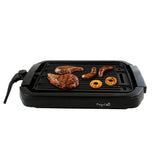 165 sq. in. Black Reversible Indoor Grill and Griddle
