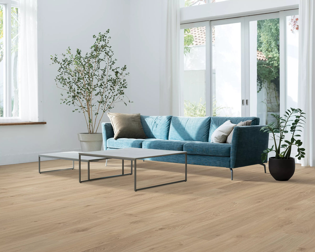 QuickStep Studio SpillRepel Whistler Oak 6.14-in W x 47.24-in L Embossed Wood Plank Laminate Flooring