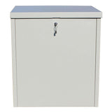 ParcelChest Textured Gray Ground Mount Locking Parcel Box - Super Arbor