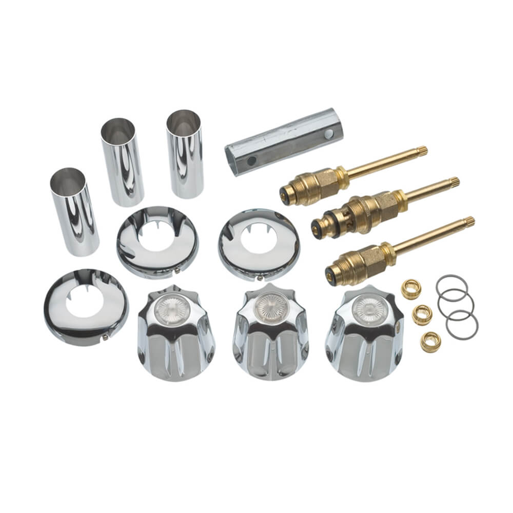 Danco Tub/Shower 3-Handle Remodeling Kit for Gerber – Chrome (Model 39617)