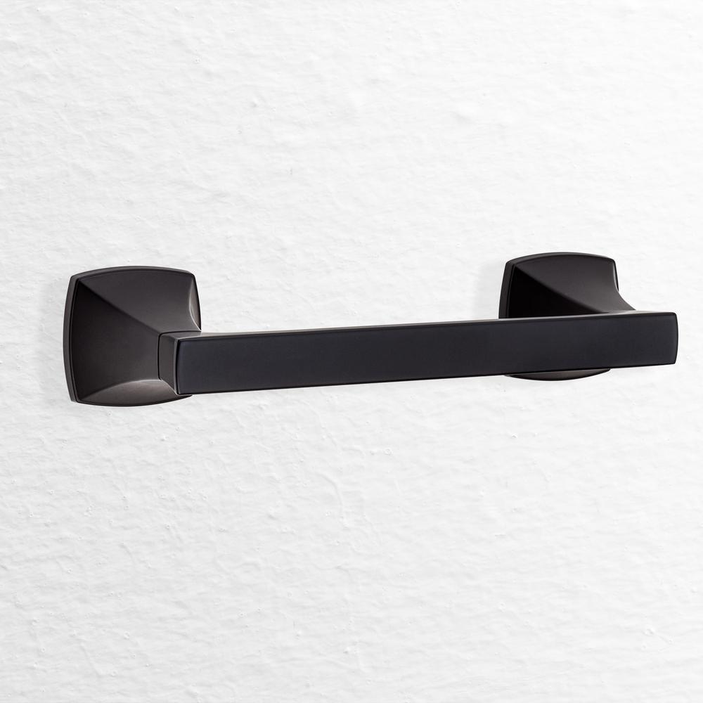 Venturi Toilet Paper Holder in Matte Black - Super Arbor