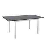 Bari Dark 29.5 in. Wood Extendable Folding Dining Table - Super Arbor
