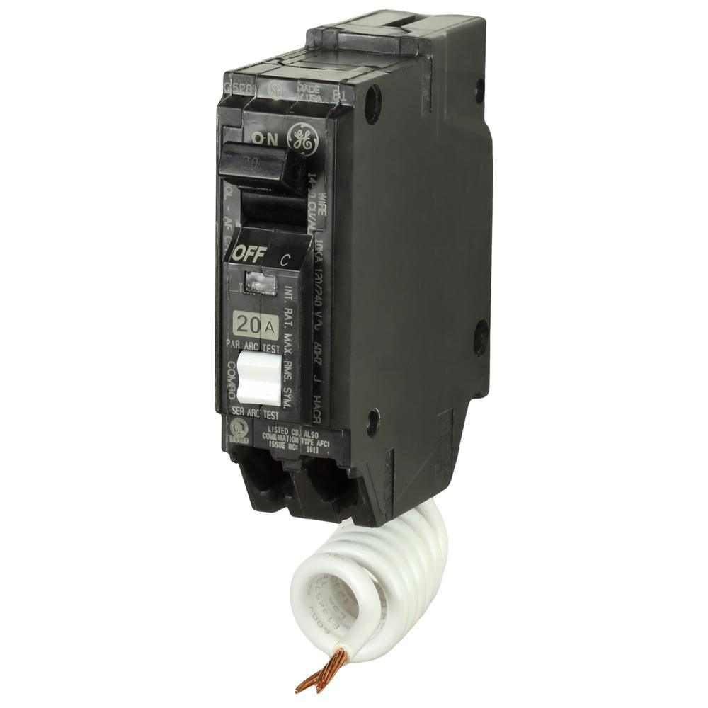 Q-Line 20 Amp 1 in. Single Pole Arc Fault Combination Circuit Breaker - Super Arbor