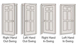 ReliaBilt 32-in x 80-in Brown/Unfinished Solid Core Unfinished Lauan Wood Slab Door