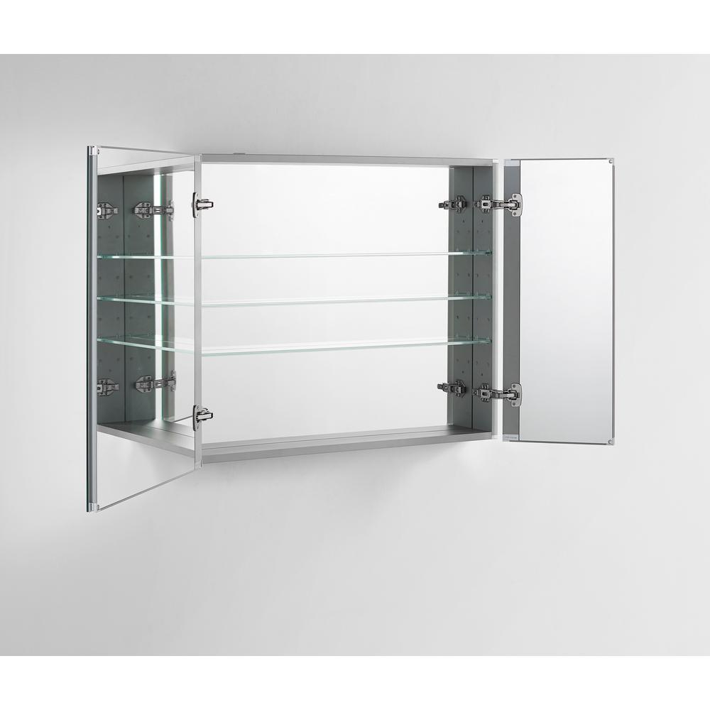 Royale 30 in W x 30 in. H Recessed or Surface Mount Medicine Cabinet with Bi-View Doors - Super Arbor