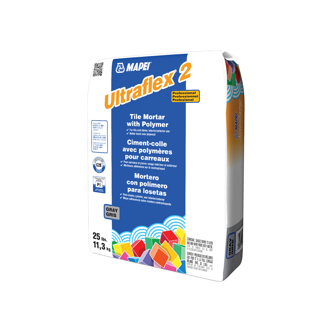MAPEI UltraFlex 2 50-lb Gray Polymer-Modified Thinset Tile Mortar