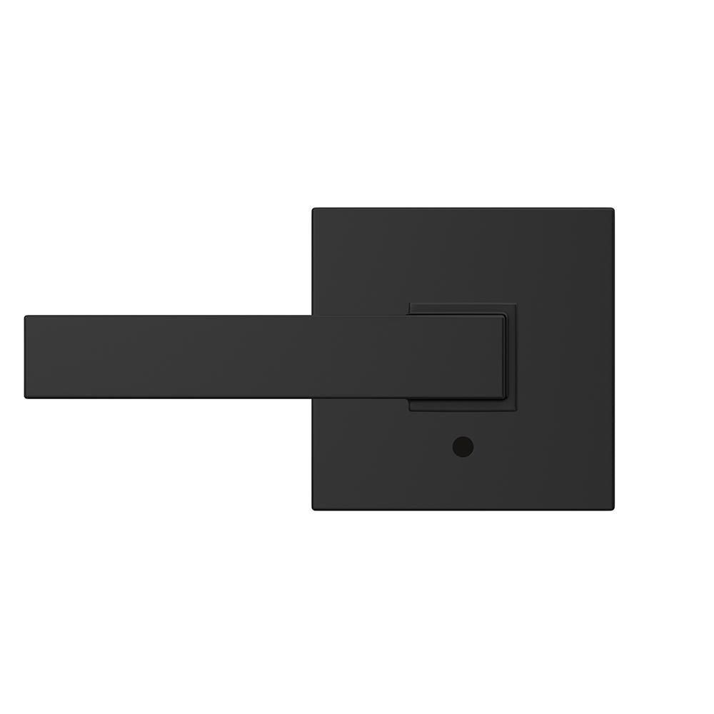 Custom Northbrook Matte Black Collins Trim Combined Interior Door Lever - Super Arbor