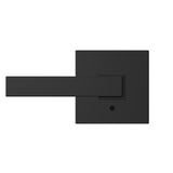 Custom Northbrook Matte Black Collins Trim Combined Interior Door Lever - Super Arbor