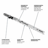 Bosch 5-Pack 4-in T-shank Bi-metal Jigsaw Blade