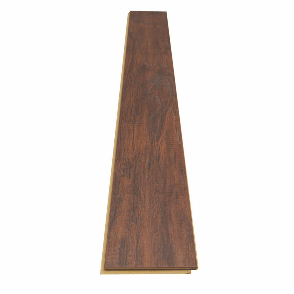Pergo XP Hazelnut Hickory 8 mm T x 5.23 in. W x 47.24 in. L Laminate Flooring (18.9 sq. ft. / case)
