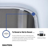 Dayton Undermount Stainless Steel 16 in. Single Bowl Bar Sink