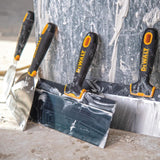 12 in. Stainless Steel Hammer-End Taping Knife with Soft Grip Handle - Super Arbor