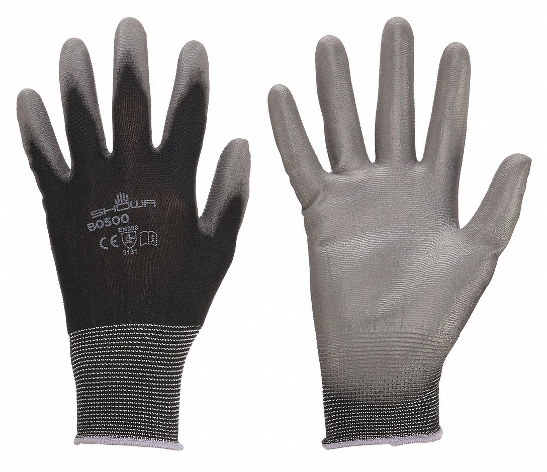 SHOWA BO500W 2XL Polyurethane-Coated General Purpose Gloves