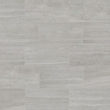 Style Selections Ridgemont Silver 12-in x 24-in Glazed Porcelain Stone Look Tile