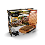 72 sq. in. Black Copper Low Fat Indoor Grill