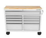 Kobalt 46.1-in L x 37.2-in H 9-Drawers Rolling White Wood Work Bench