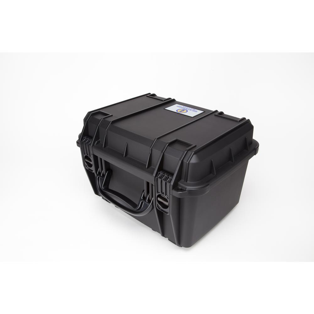 12.13 in. Watertight Tool Case in Black - Super Arbor