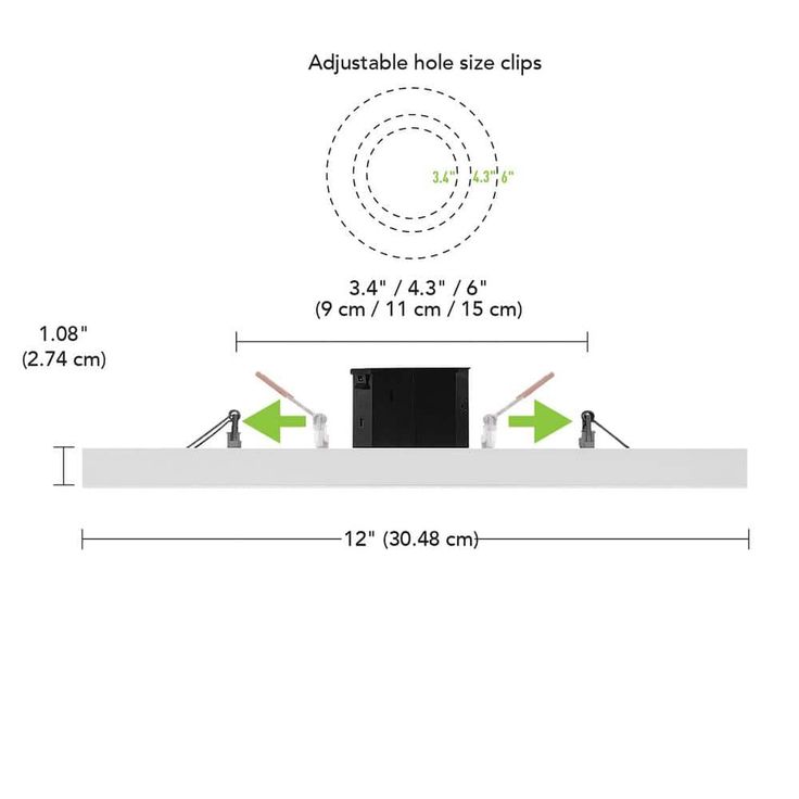 Commercial Electric Flexinstall Panel 12 in. x 12 in. White Integrated LED Flat Panel Light with 5CCT Plus DuoBright