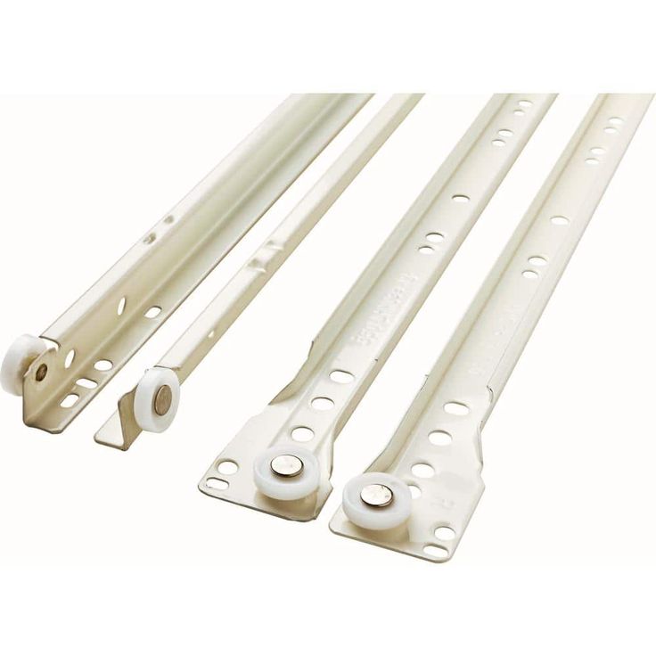 22 in. Self-Closing Bottom Mount Drawer Slide Set