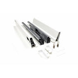 18 in. White Soft Close Full Extension Double Wall Lower Drawer Set (1-Pair) - Super Arbor