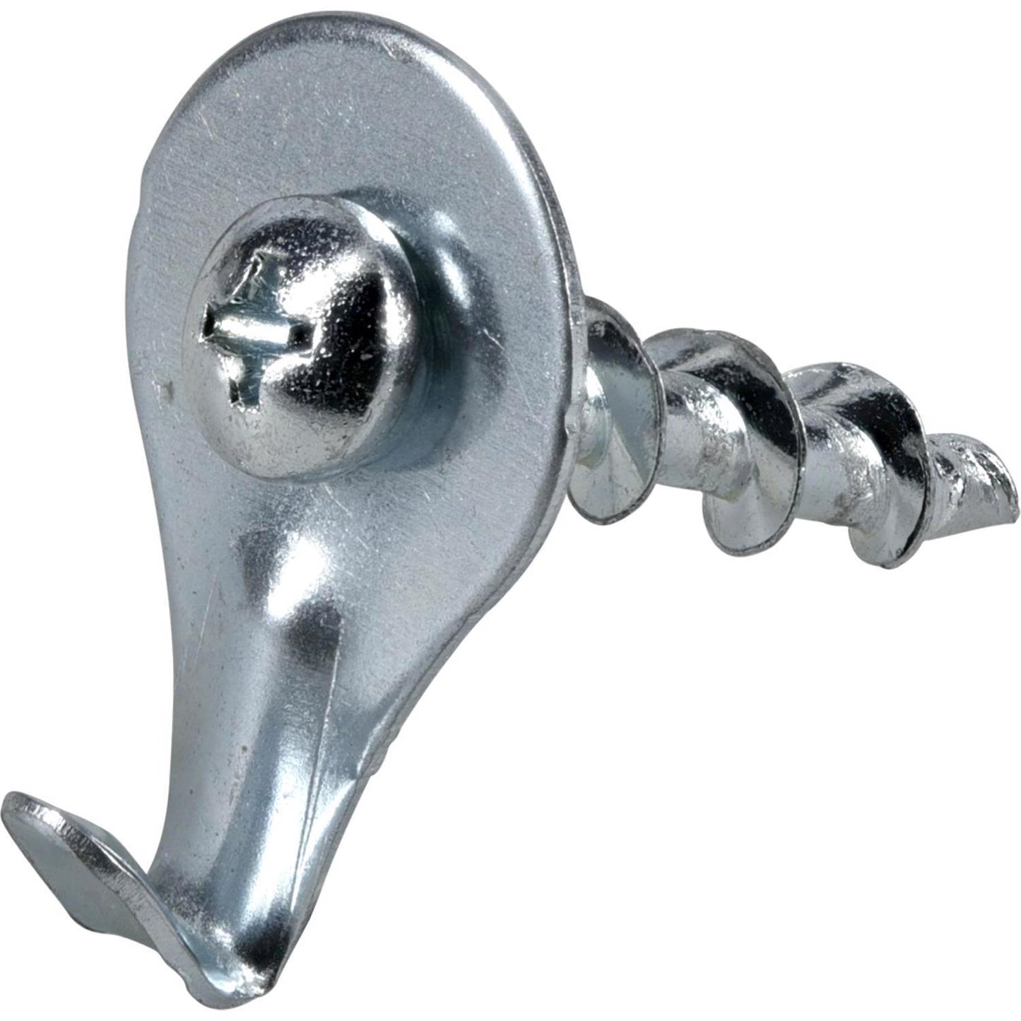 Hillman Wall Dog Chrome/Gold Self-Drilling Picture Hangers, 50 lb Capacity, 10 Pack
